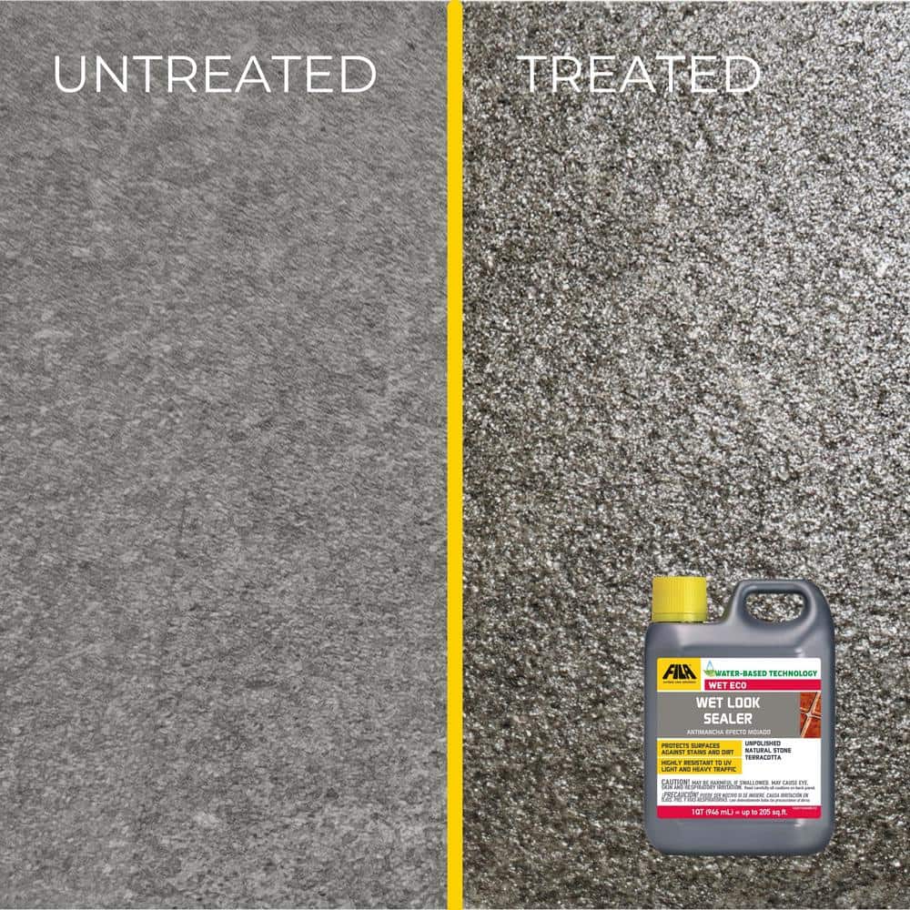 Wet Eco 1 Qt. Wet Look Stone Sealer - Hercitys