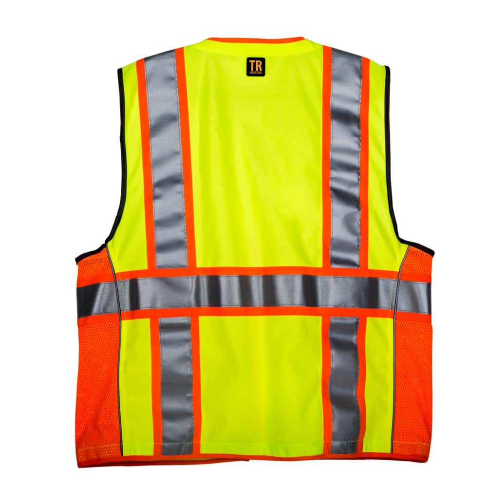 XXX-Large 3M Class 2 Safety Vest with Pockets and Zipper Closure - Hercitys