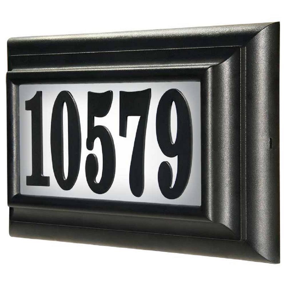 Edgewood Classic Lighted Address Plaque - Hercitys