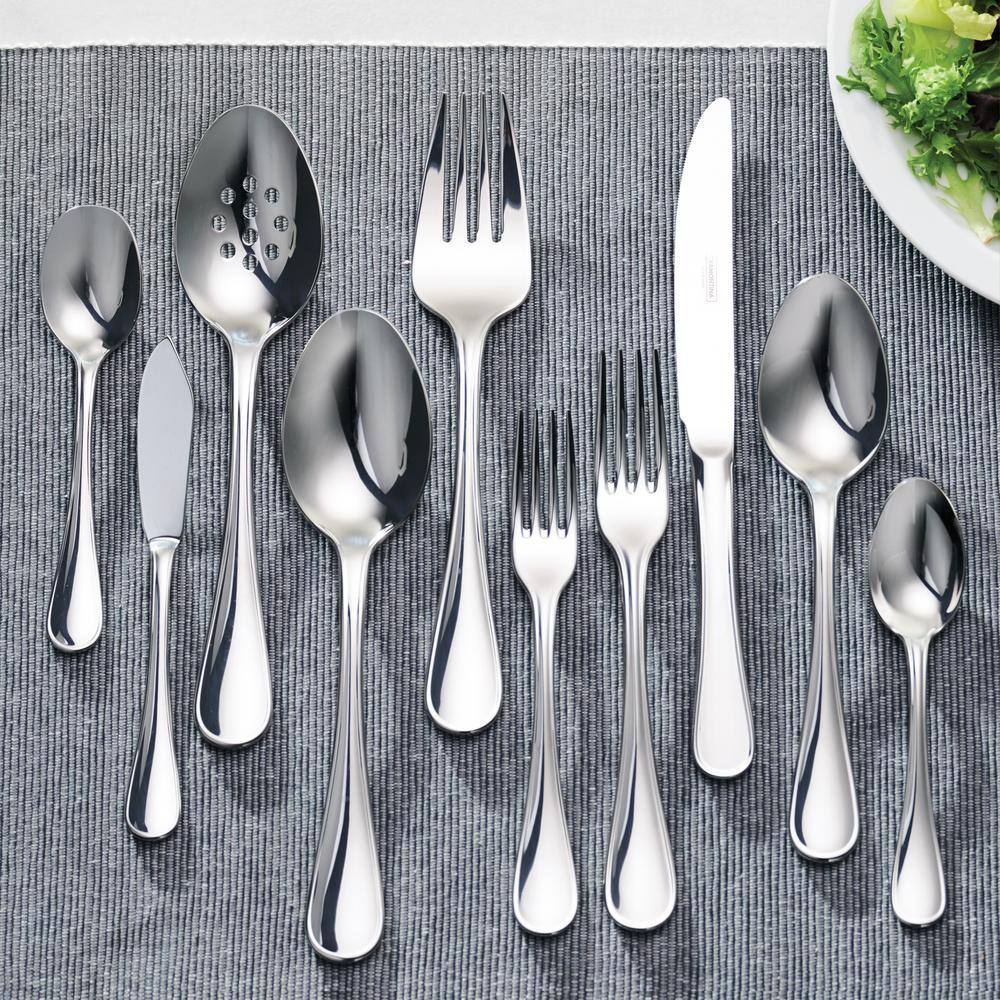 Firenze 45-Piece 18/10 Stainless Steel Flatware (Set Service for 8) - Hercitys
