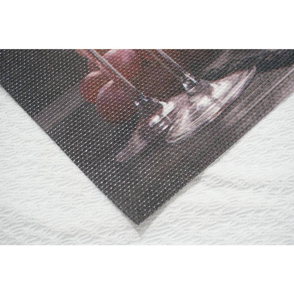 Wine and Grapes Multi-Color Textilene Placemat (Set of 4) - Hercitys
