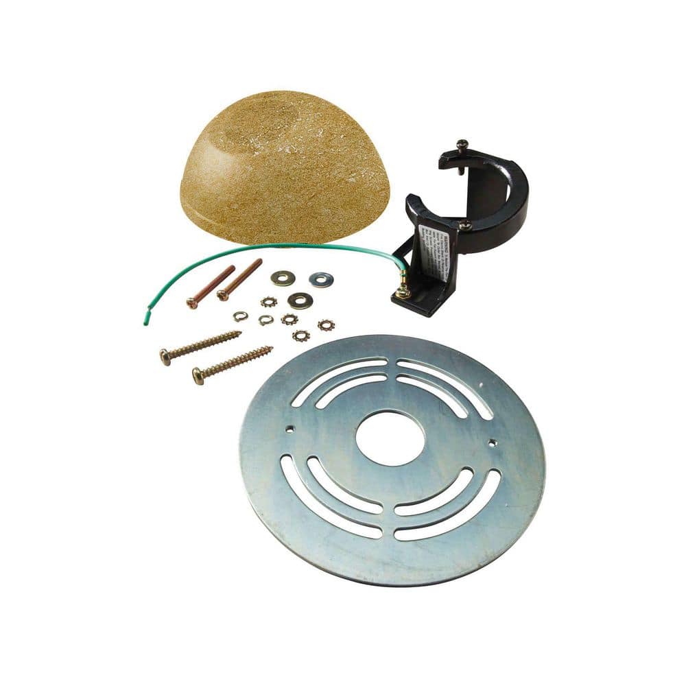 Warm Brass Slope Ceiling Fan Kit - Hercitys