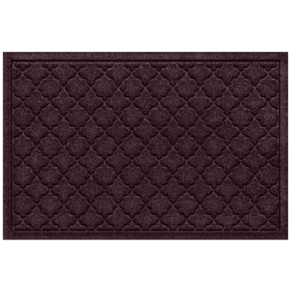 Waterhog Cordova 23 in. x 35 in. PET Polyester Indoor Outdoor Mat Bordeaux - Hercitys