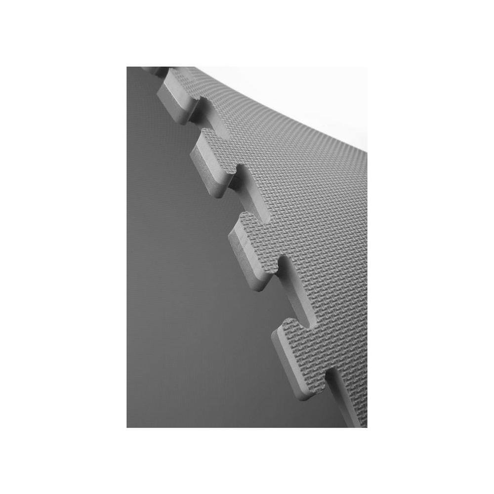 Black/Gray 24 in. x 24 in. EVA Foam Sport Multi-Purpose Reversible Interlocking Tiles (96 sq. ft. – 24 tiles) - Hercitys