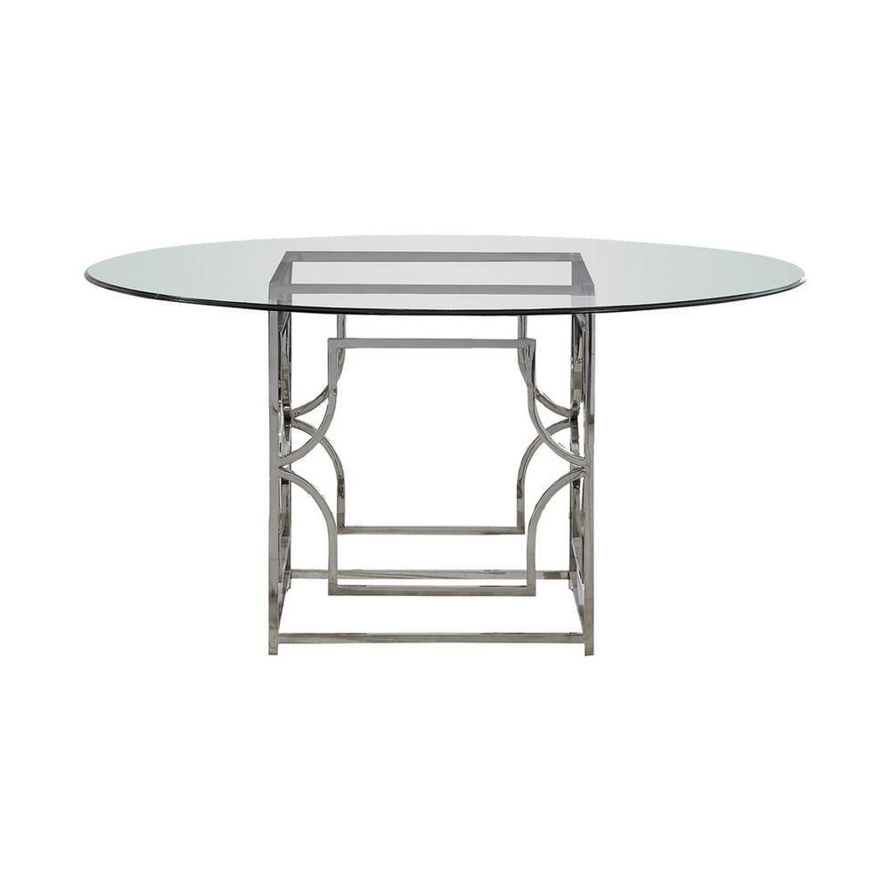Shane 26 in. D Silver Table Base - Hercitys