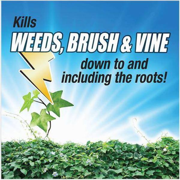 Weed, Brush and Vine Killer, Gallon Ready-to-Use with Battery Sprayer - Hercitys