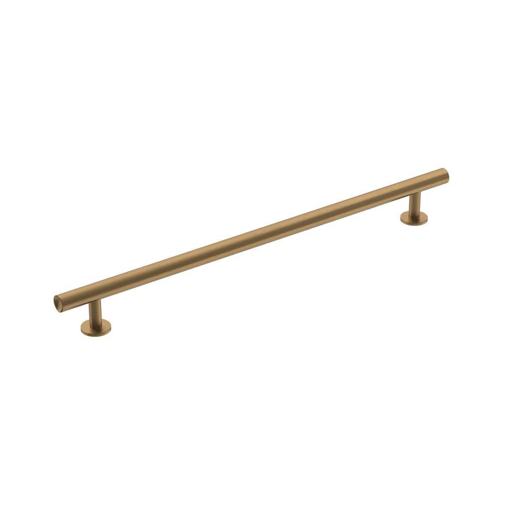 Radius 10-1/16 in. (256mm) Modern Champagne Bronze Bar Cabinet Pull - Hercitys
