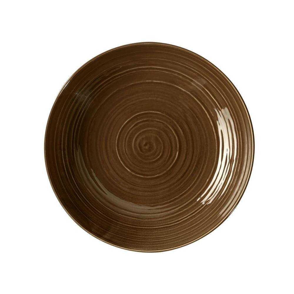 Terra Plate 10.8 in., Brown, (Set of 4) - Hercitys
