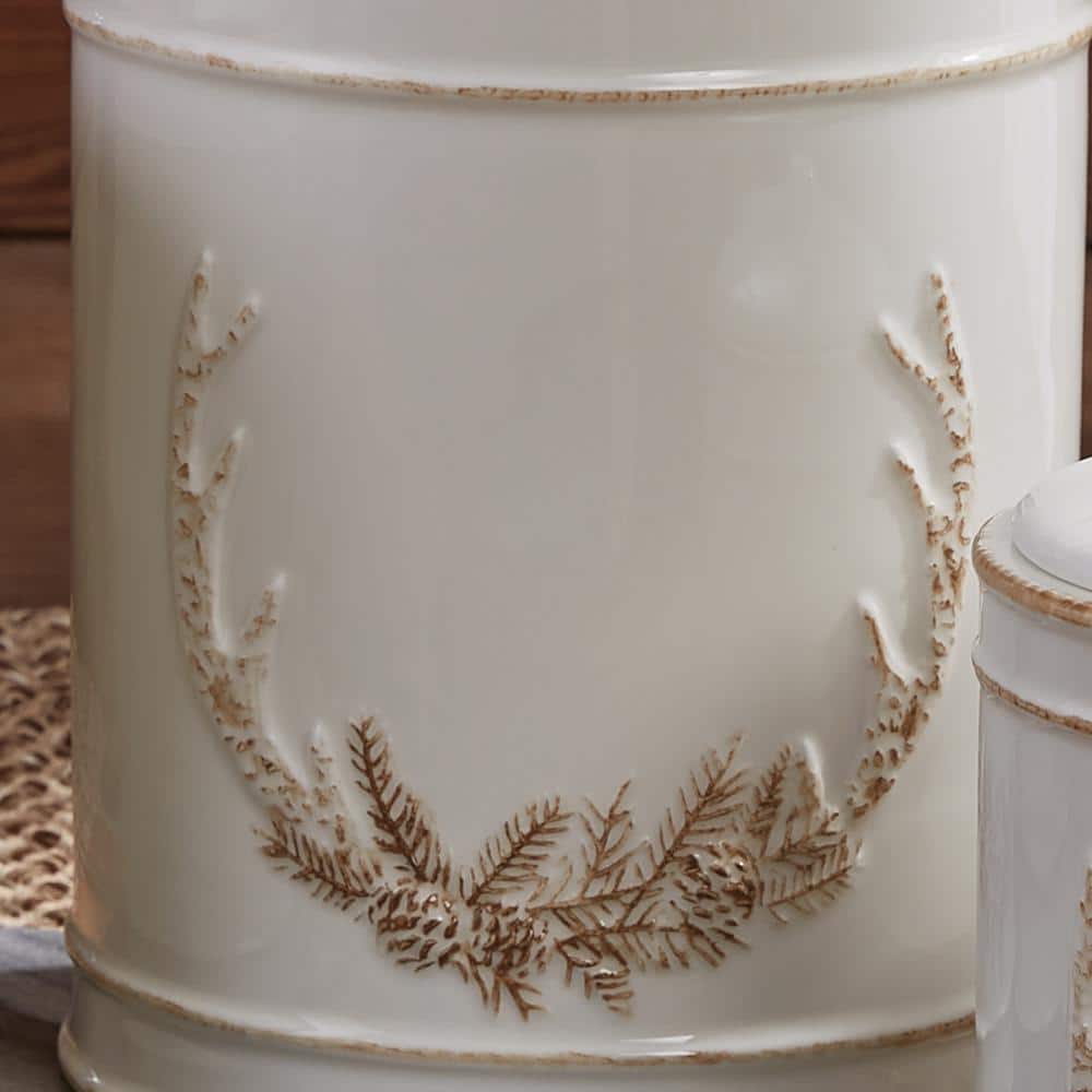 Antler Stoneware Ceramic Canister Set - Hercitys