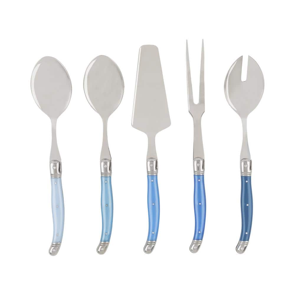 French Home Shades of Blue Laguiole 5-Piece Hostess Set - Hercitys