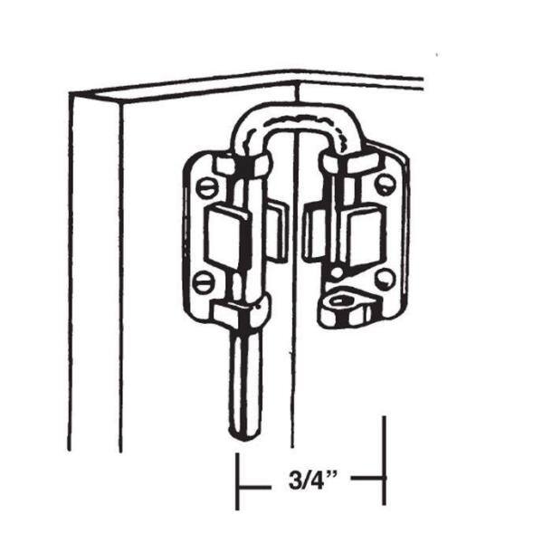 Patio Door Security Latch, White - Hercitys