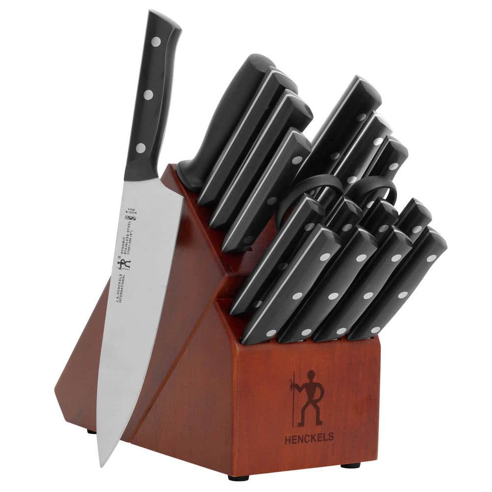 Dynamic Staineless Steel 18-Piece Knife Block Set - Hercitys