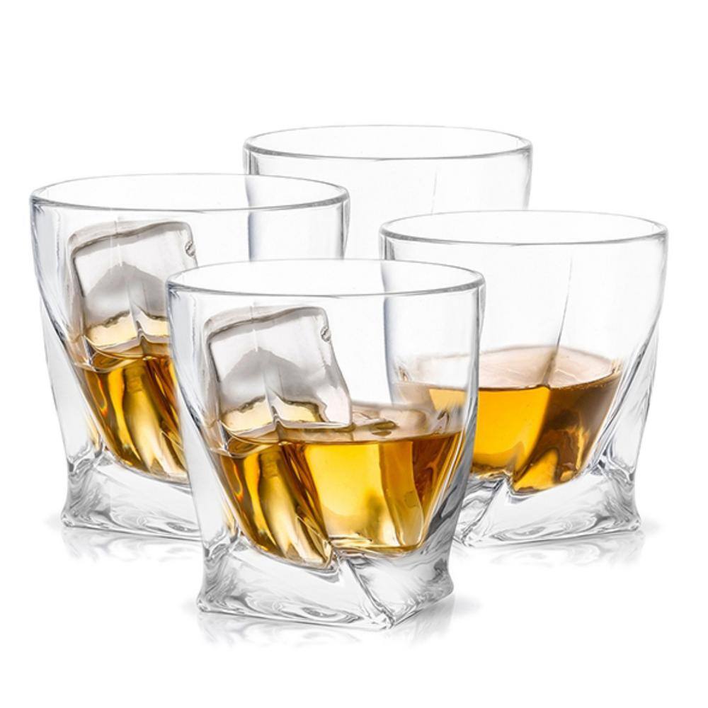 Atlas 10.8 oz. Crystal Whiskey Glasses (Set of 4) - Hercitys