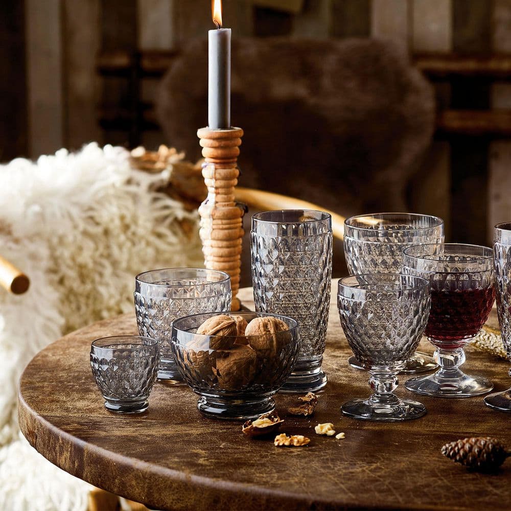 6.75 oz Boston Smoke Red Wine Glass Set (Set of 4) - Hercitys