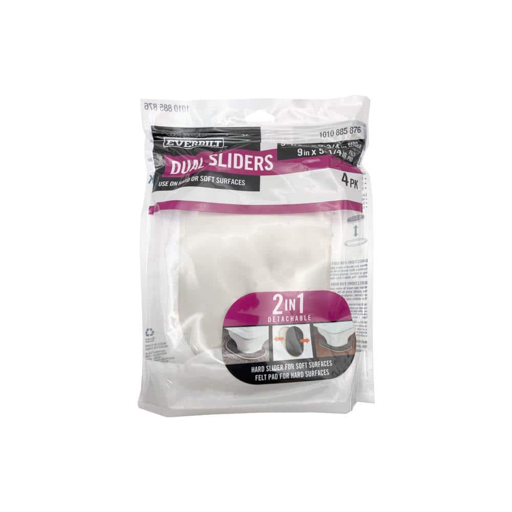 9-1/2 in. Oval 2-in-1 Furniture Mover (4-Pack) - Hercitys