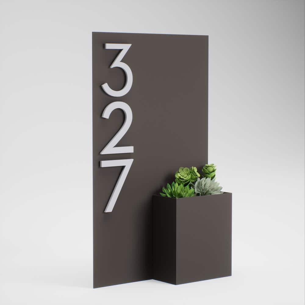 Curb Appeal Rectangle Address Planter - Hercitys