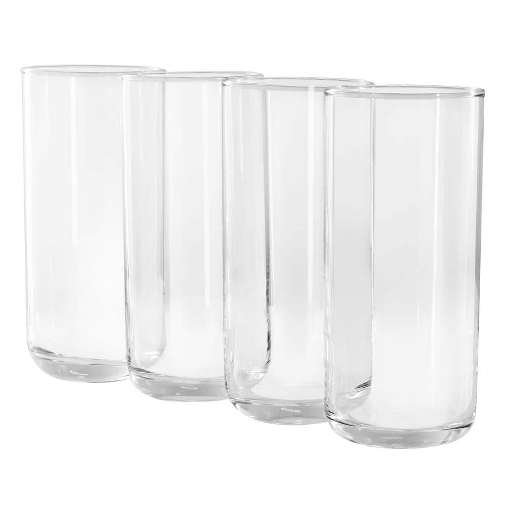 Emory 4-Piece 17 oz. Clear Glass Tumbler Set - Hercitys