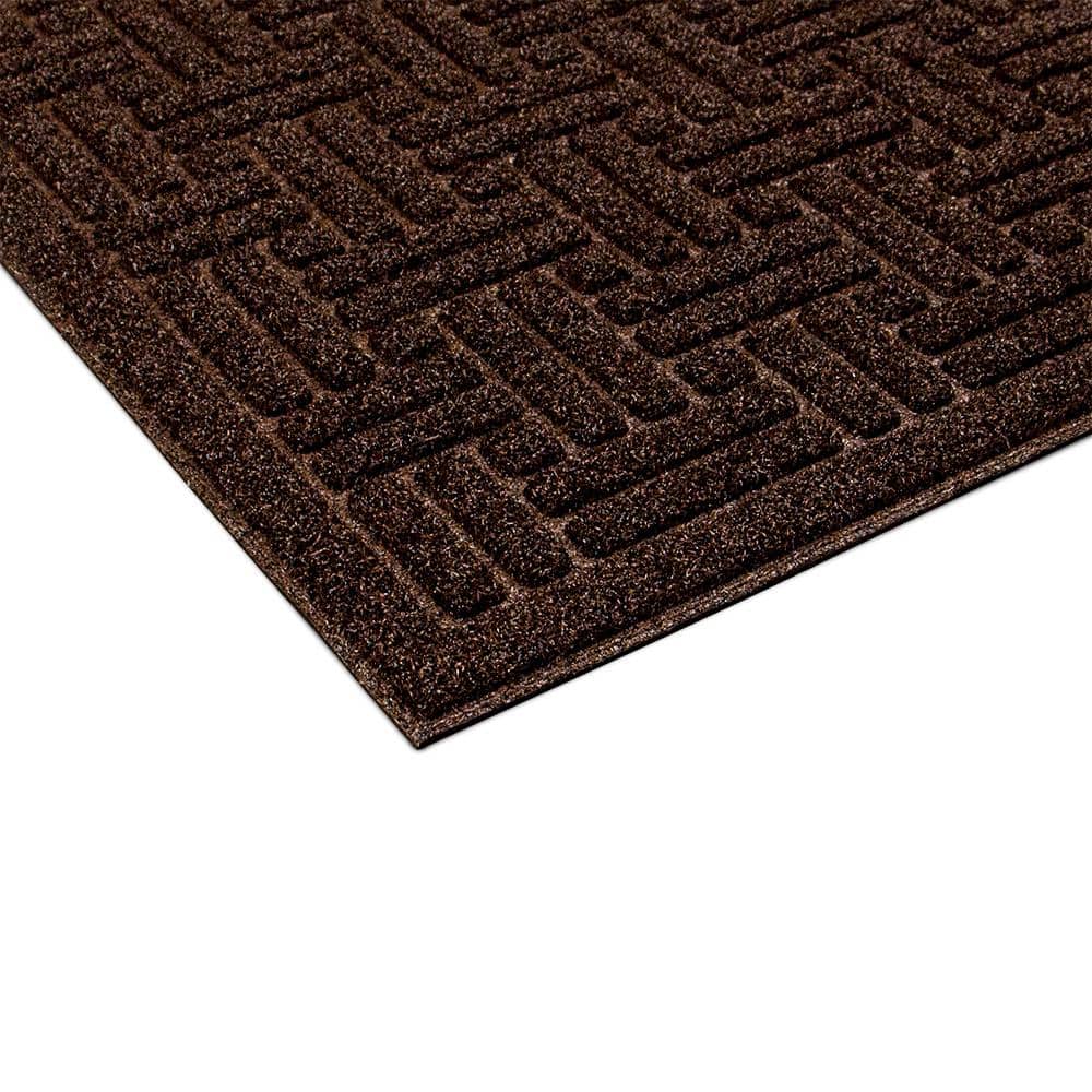 Bricks Brown 24 in. x 36 in. Non-Slip Indoor Outdoor Door Mat - Hercitys