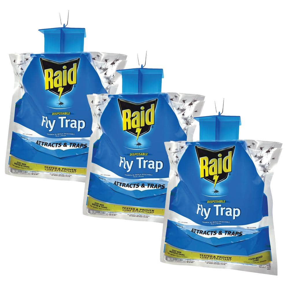 Disposable Fly Trap (3-Pack) - Hercitys