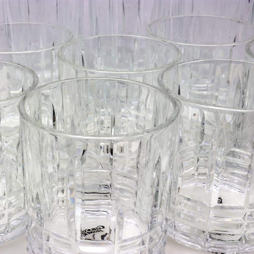 Jewelite 16-Piece Tumbler and Double Old Fashioned Glass Set - Hercitys