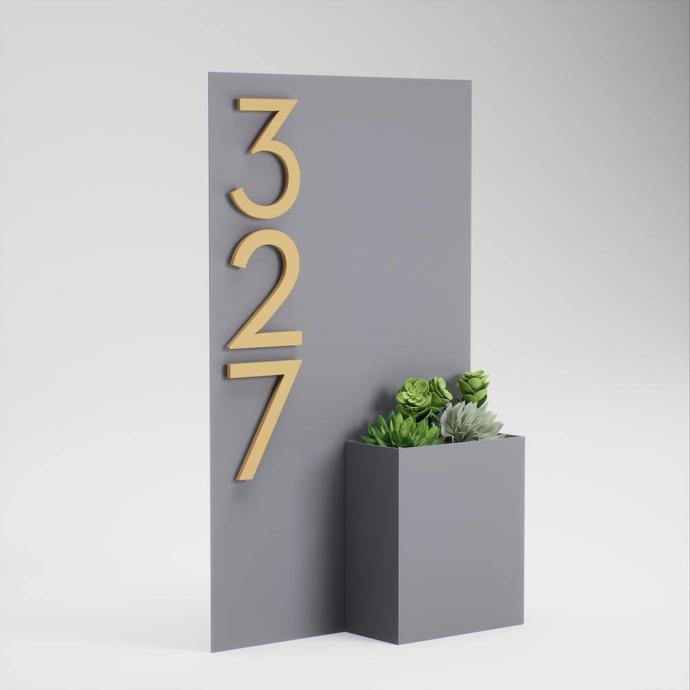 Curb Appeal Rectangle Address Planter - Hercitys