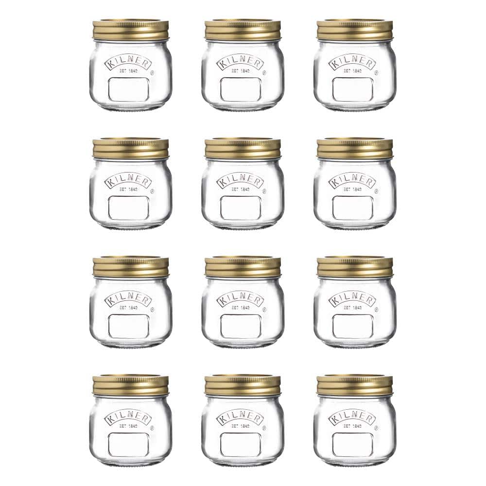 Canning Glass Canning Jar 8.5 oz. – (Set of 12) - Hercitys