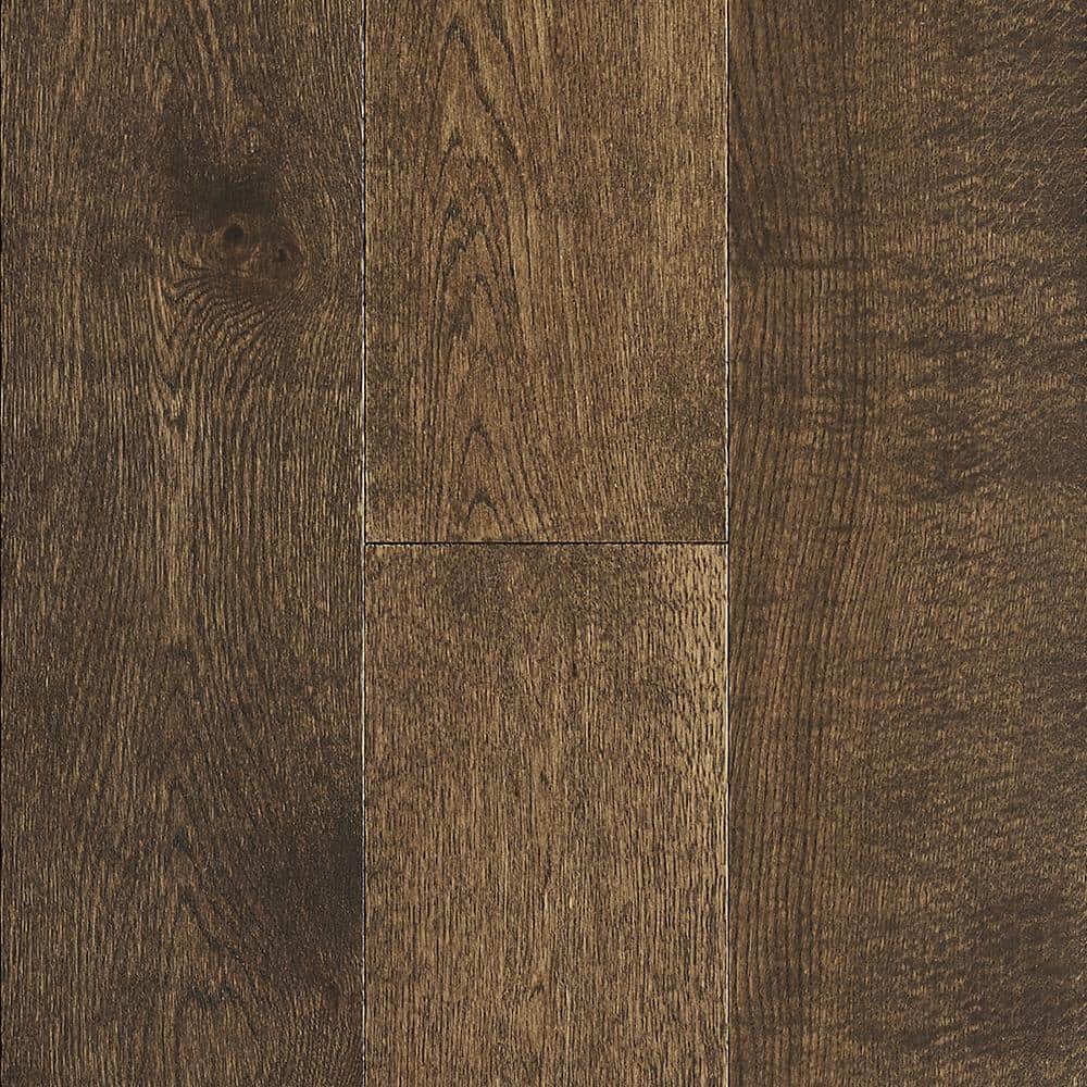 Time Honored Brown White Oak 3/8 in. T x 6 in. W Click Lock Smooth Engineered Hardwood Flooring (30.6 sq.ft./ctn) - Hercitys