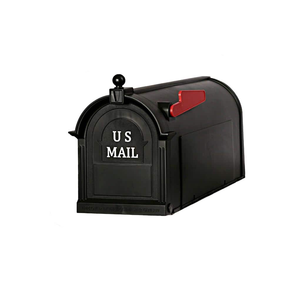 Ambrose Black Post Mount Mailbox - Hercitys
