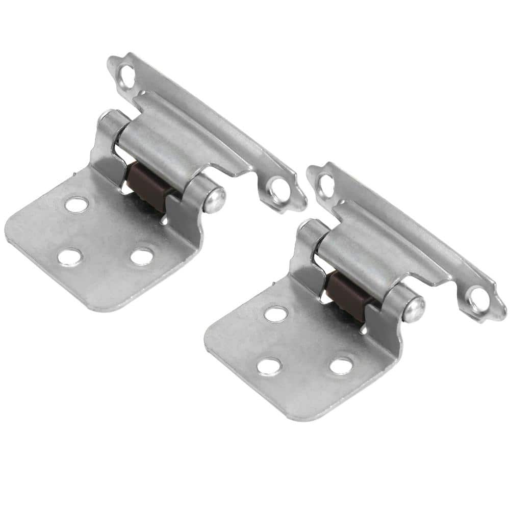 Face Frame Polished Chrome Full Inset Self-Closing Hinge (25 -Pack) - Hercitys
