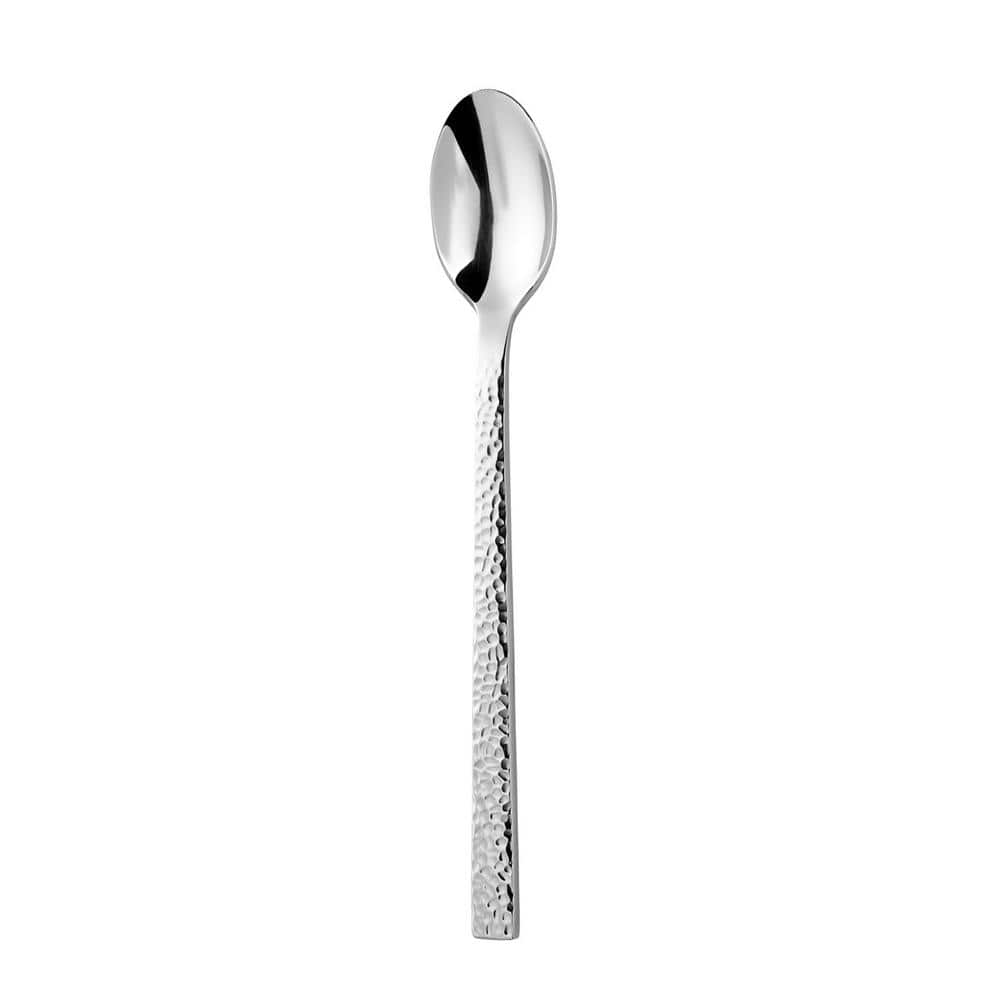Chef’s Table Hammered 18/0 Stainless Steel Iced Tea Spoons (Set of 12) - Hercitys