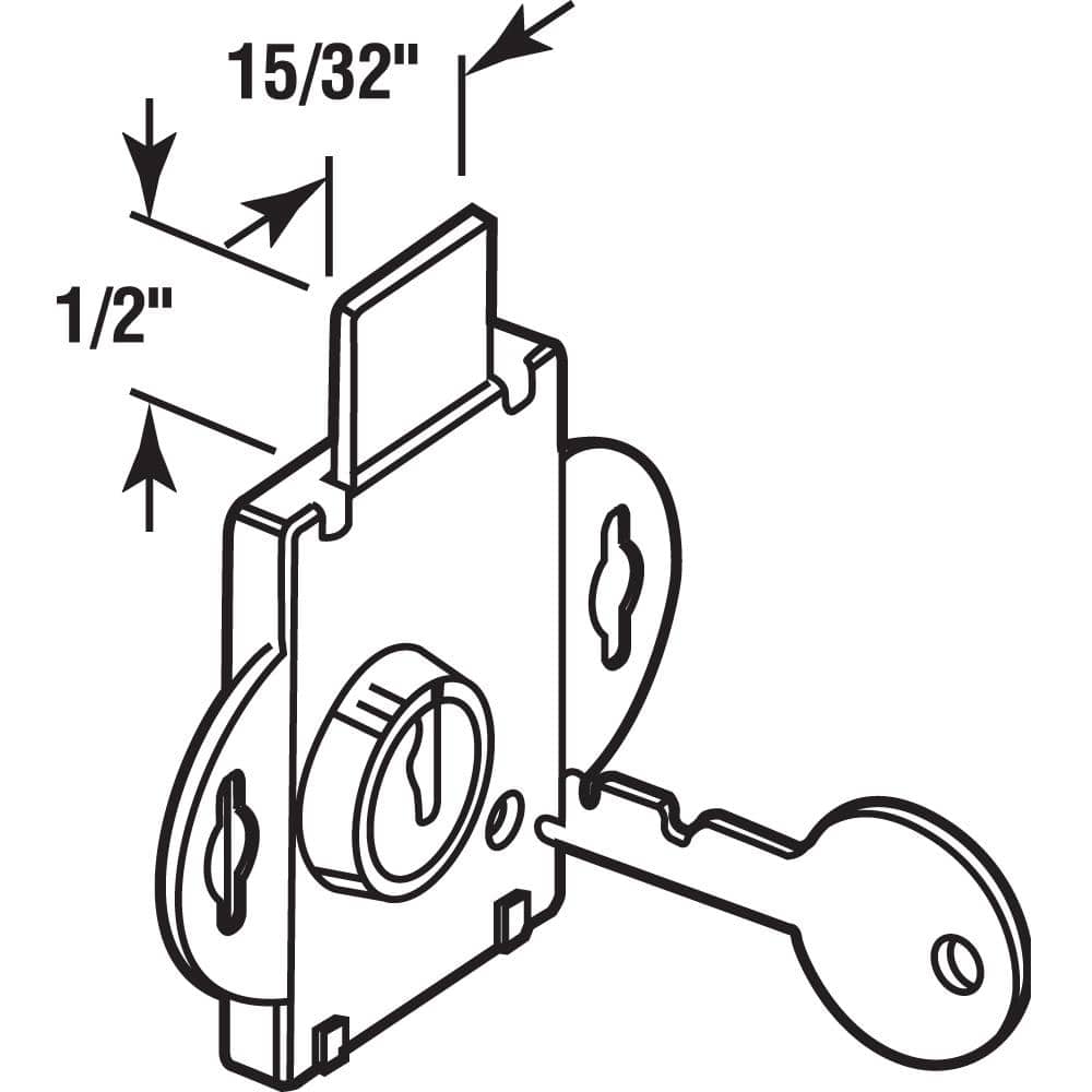 Steel, Brass Plated Deadbolt lock - Hercitys