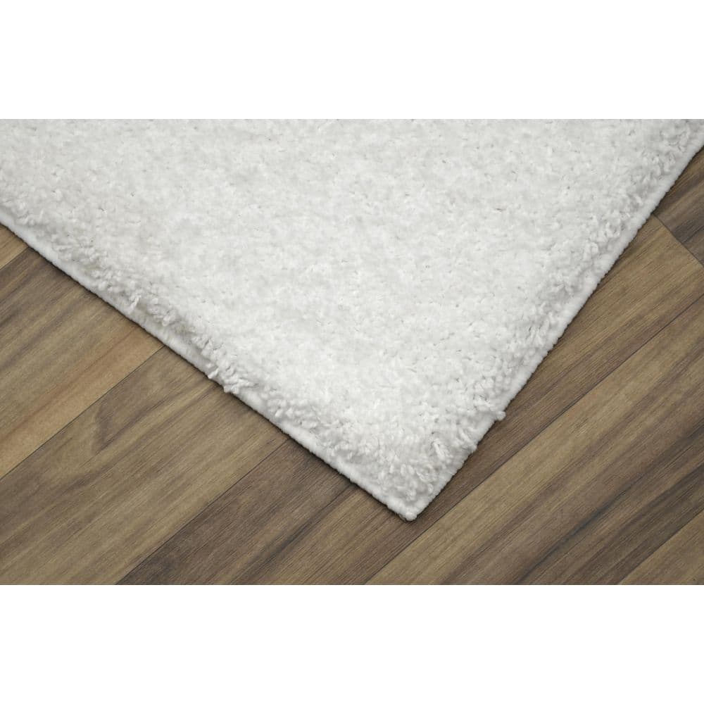 Skyline Shag White 9 Ft. x 12 Ft. Area Rug - Hercitys