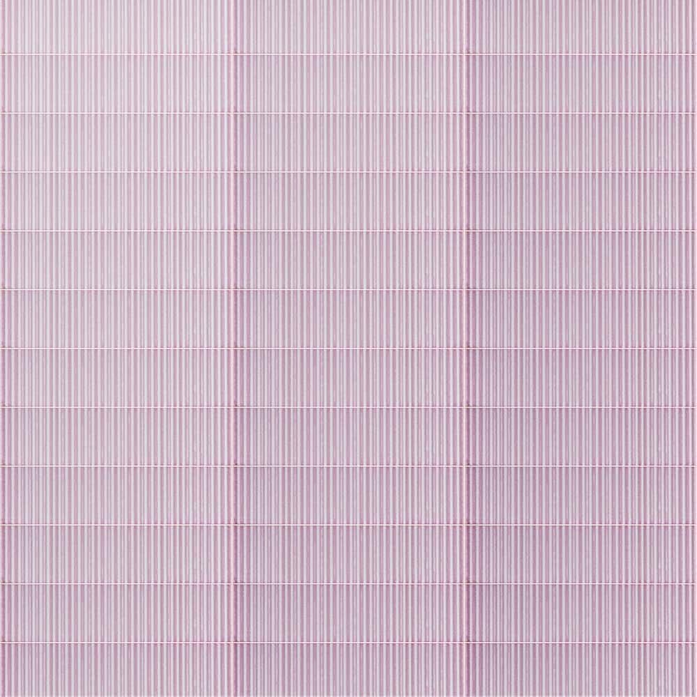 Soldeu Pink 2.95 in. x 11.81 in. Polished Ceramic Wall Tile (6.03 sq. ft./Case) - Hercitys
