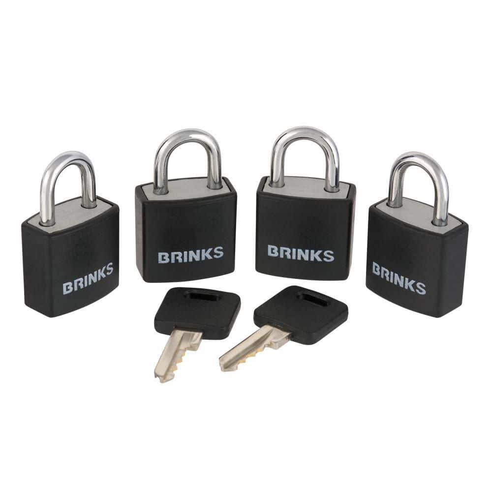 7/16in. (20mm) Covered Aluminum Padlock (4-Pack) - Hercitys