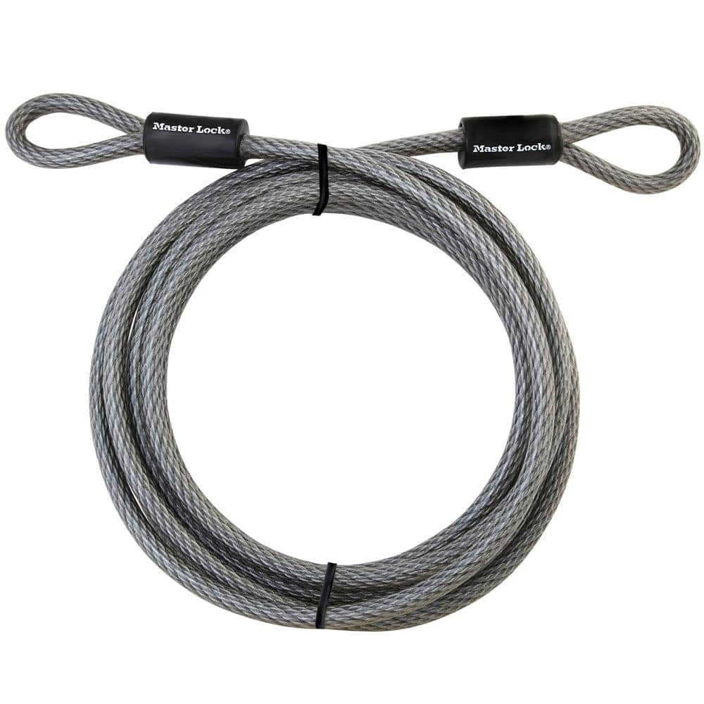 Steel Cable with Looped Ends, 15 ft. Long - Hercitys