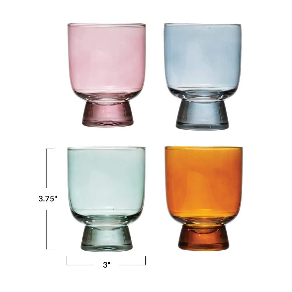 6 oz. Footed Water Glass (Set of 4) - Hercitys