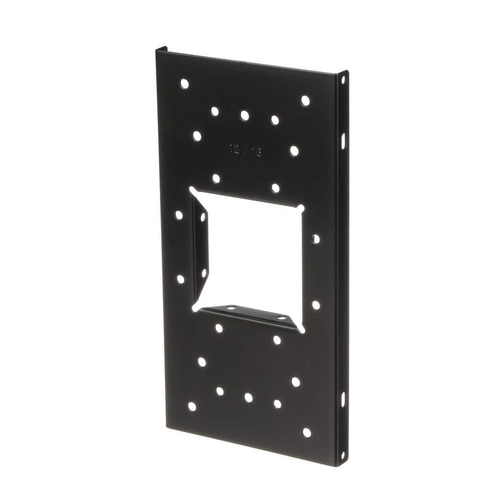 Steel Mailbox Mounting Board, Black - Hercitys