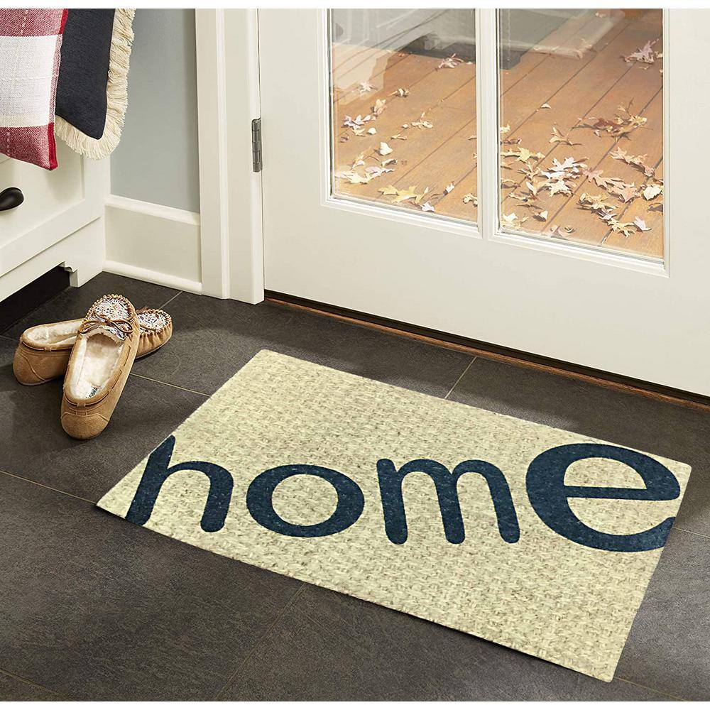 Multicolored 18 in. x 30 in. Outdoor Coir Door Mat - Hercitys