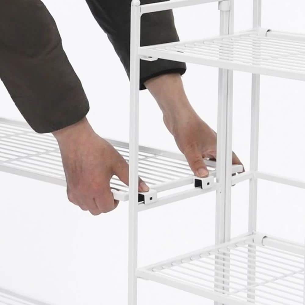 Xtra Storage Shelf White Metal Extension (Set of 2) - Hercitys