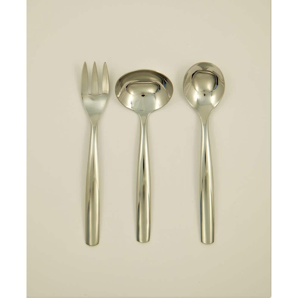 Charlie 3-Piece Stainless Steel Hostess Set - Hercitys