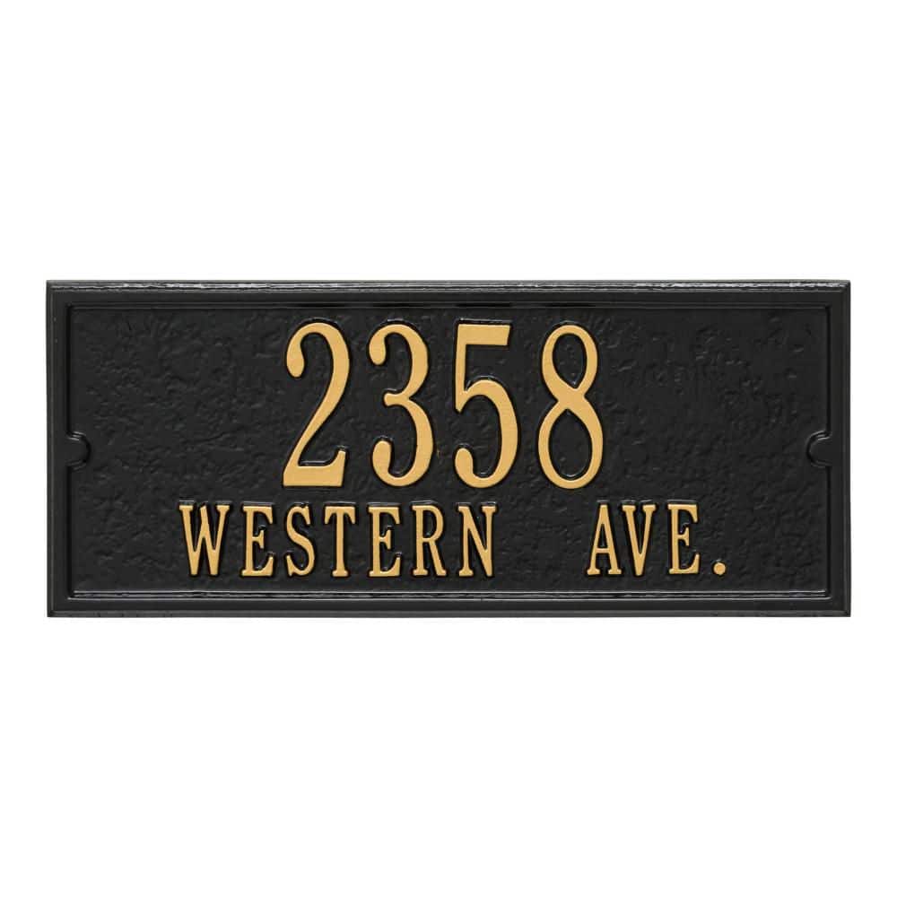 Personalized Bronze Mailbox Side Plaque - Hercitys