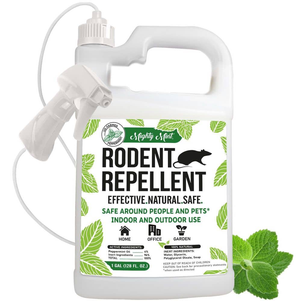 Gallon (128 oz.) Rodent Natural Peppermint Oil Spray - Hercitys