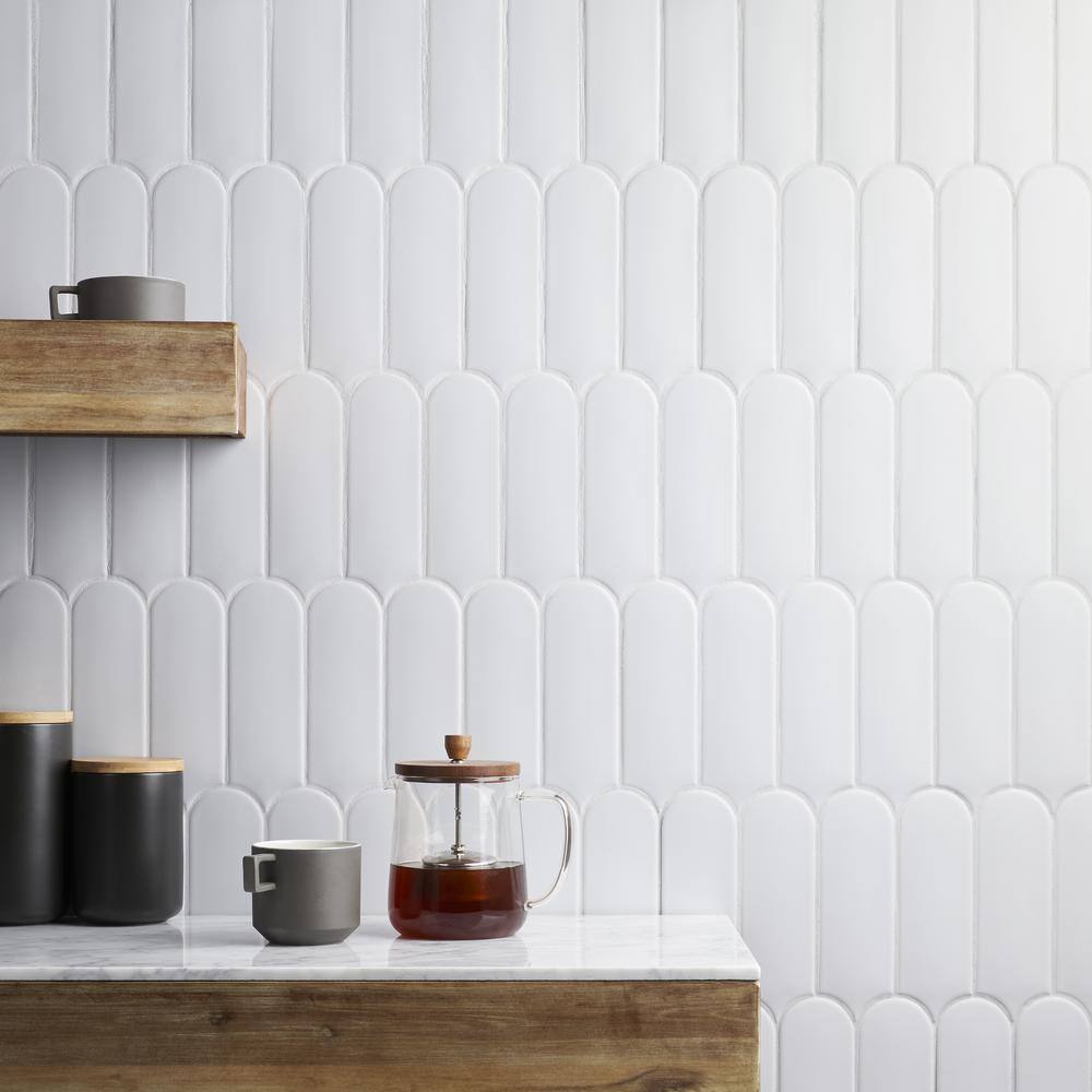 Aerial Mist Gray 2.83 in. x 7.67 in. Matte Ceramic Wall Tile (5.15 sq. ft./Case) - Hercitys