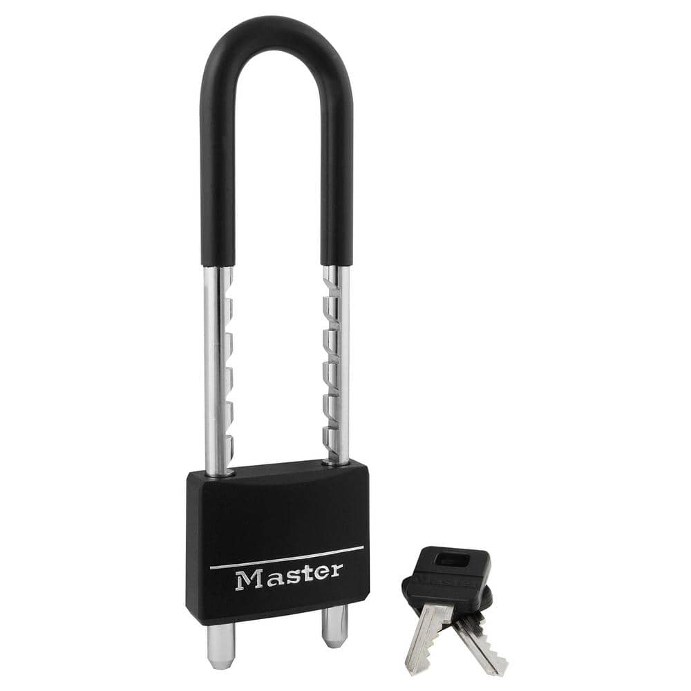Lock with Key, 2 in. Wide, Adjustable Shackle - Hercitys