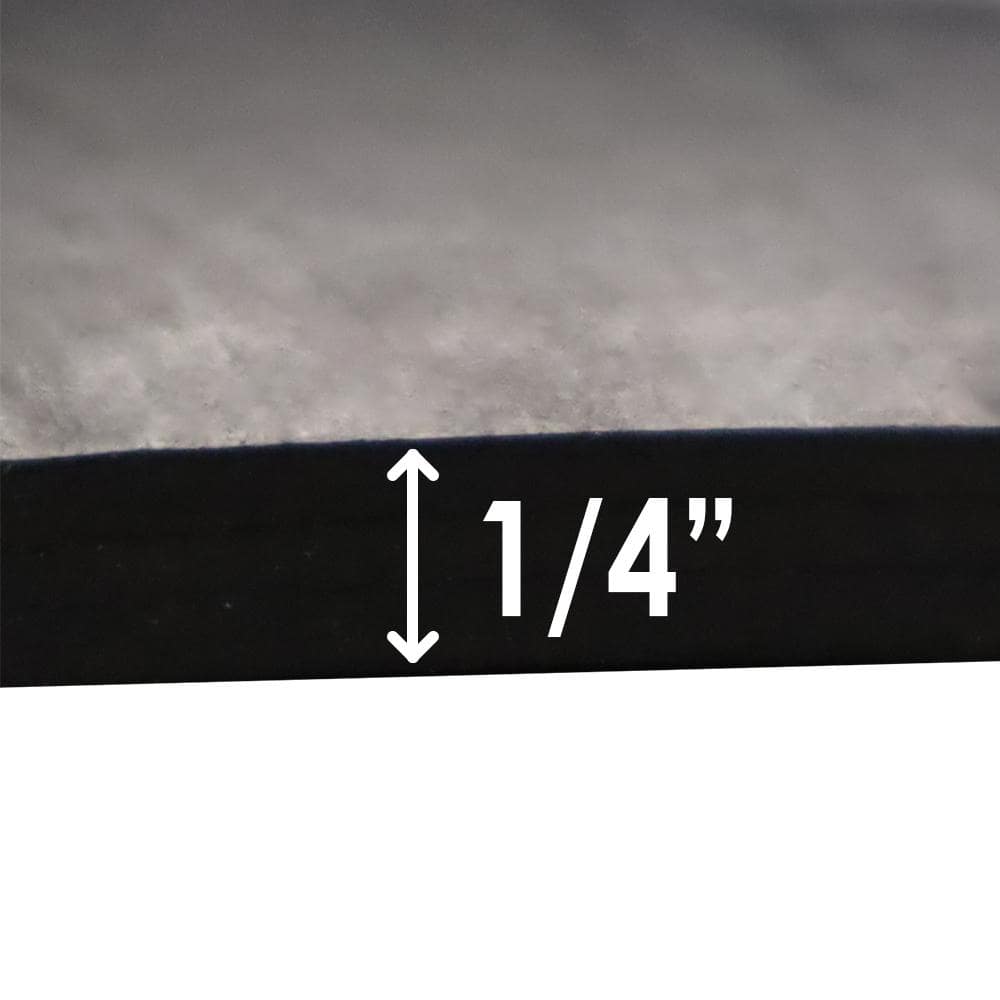 EPDM Rubber Sheet Black 60A 0.250 in. x 36 in. x 96 in. - Hercitys