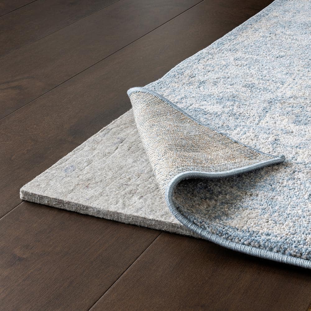 Classic Felt 8 ft. x 10 ft. Cushioned Hard Surface 1/2 in. Thick Rug Pad - Hercitys