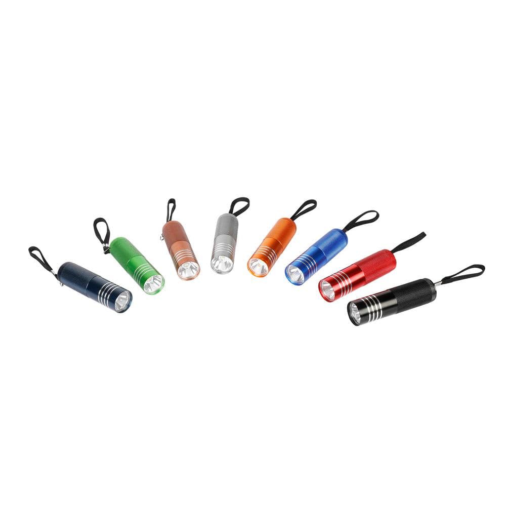 60 Lumens Aluminum Flashlight (8-Pack) - Hercitys