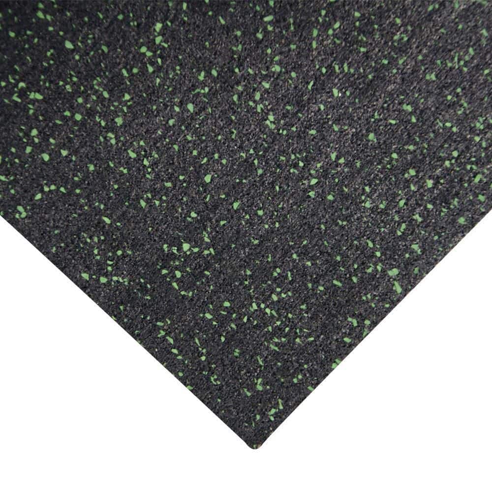 Elephant Bark Green Dot 3/16 in. T x 48 in. W x 78 in. L Rubber Flooring (26 sq. ft.) - Hercitys