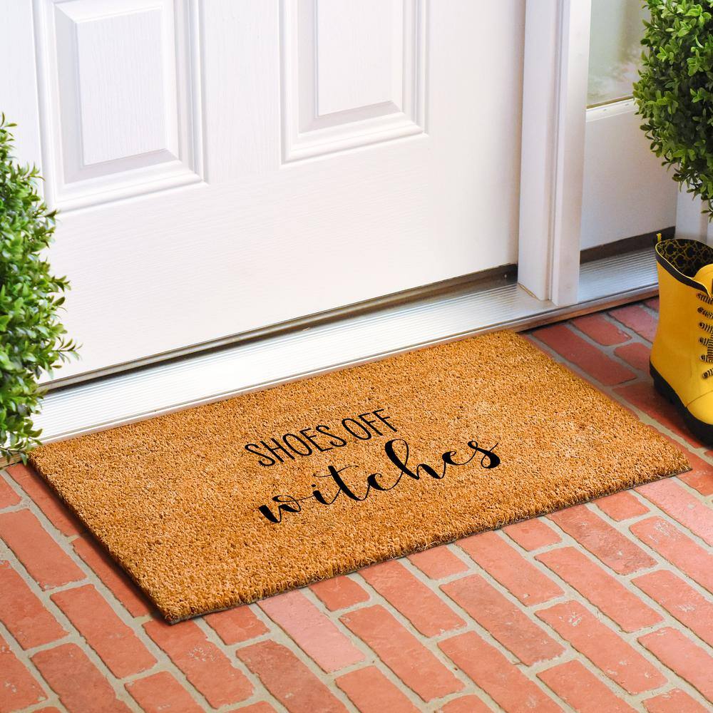 Shoes Off Witches Doormat 17″ x 29″ - Hercitys