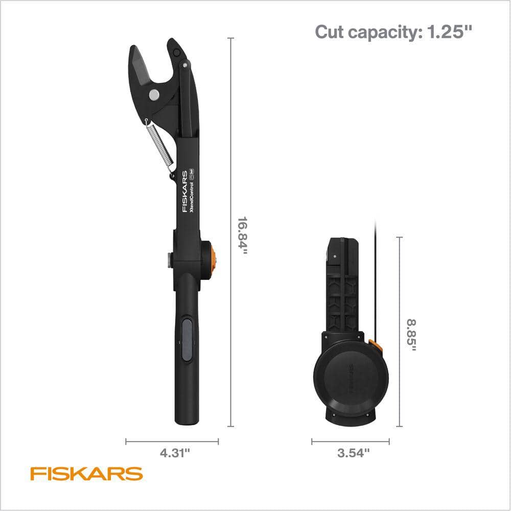 XtendControl 3 in. Steel Blade Tree Pruner Rotating Head Attachment and 3 ft. to 6 ft. Extendable Tree Pruner Pole - Hercitys